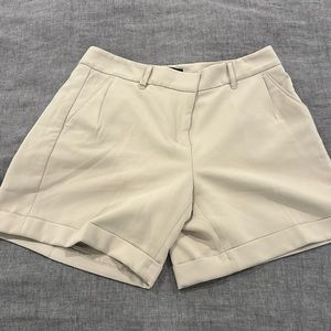 Cream color 5 inch short from White House Black Market